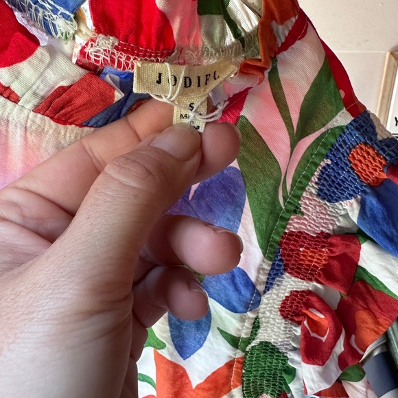 jodifl colorful woman’s blouse size small - Picture 3 of 5